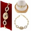 2347a Bransoletka elegancka złota 17+2cm pozłacana 14k 